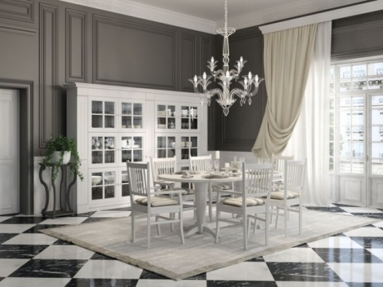 English Mood Kitchen With Country Chic Design