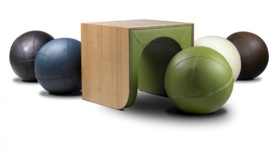 Ergonomic Chair And Table In One With A Ball