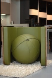 Ergonomic Chair And Table In One With A Ball