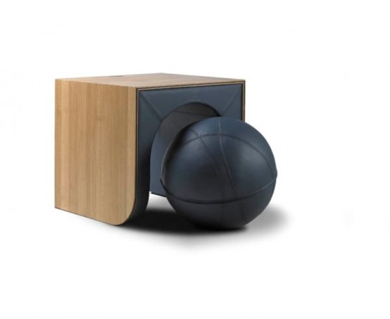 Ergonomic Chair And Table In One With A Ball