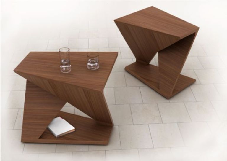 Ergonomic Coffee Table With 4 Separate Parts