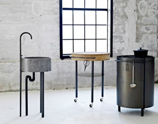 Essential Minimum For Cooking Industrial Akitchen By Mette Schelde