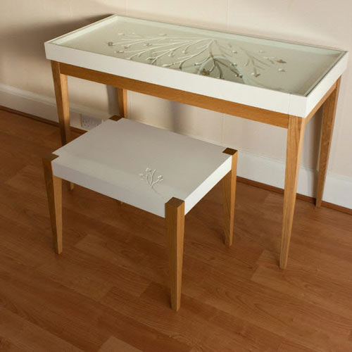 An Exquisite Dressing Table And A Stool