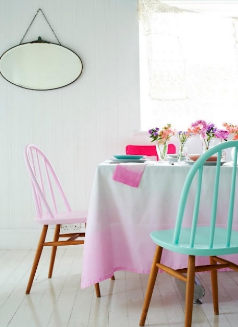 The Latest Decor Trend: 28 Exciting Half-Painted Furniture Pieces