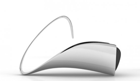 Exquisite Futuristic Chair Inspired By A Swan Sleeping