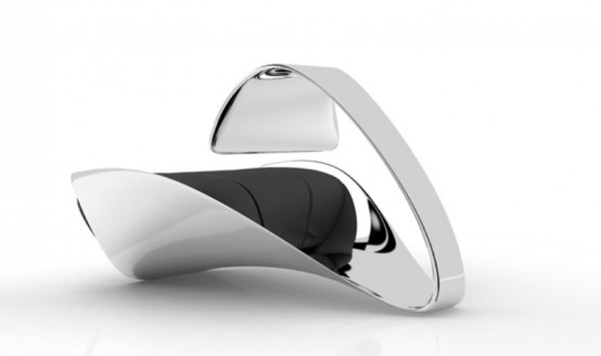 Exquisite Futuristic Chair Inspired By A Swan Sleeping