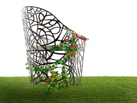 Exquisite Garden Furniture To Be Overrun By Plants