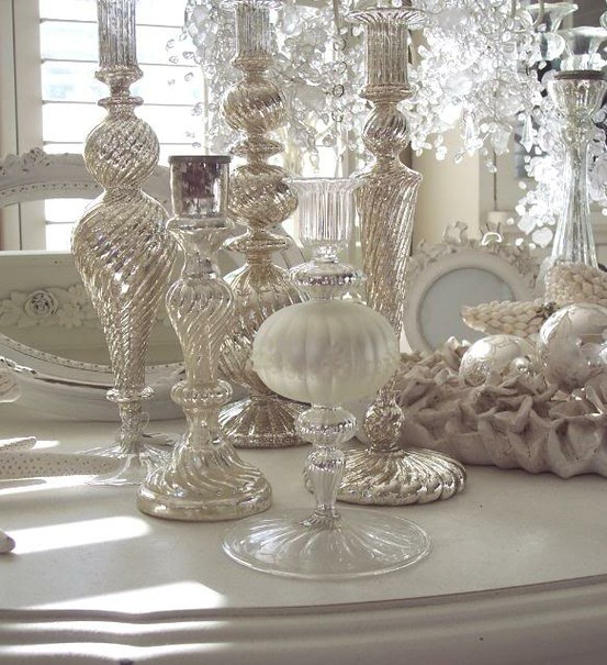 51 Exquisite Totally White Vintage Christmas Ideas - DigsDigs 51 Exquisite Totally White Vintage Christmas Ideas - DigsDigs