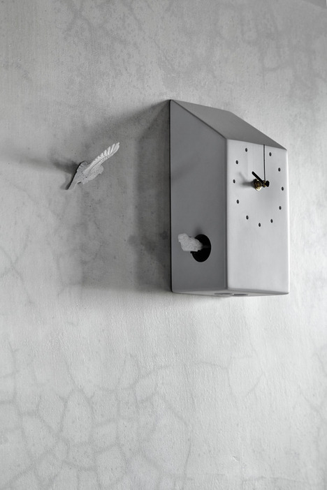 Eye Catching Cuckoo X Clock With Two Birds