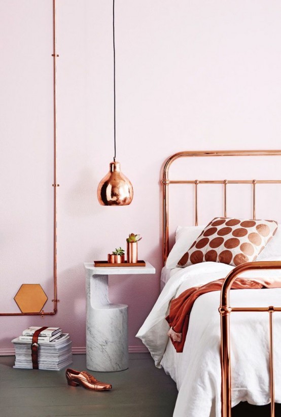 Eye Catching Metallic Home Decor Ideas