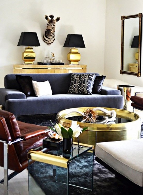 Eye Catching Metallic Home Decor Ideas