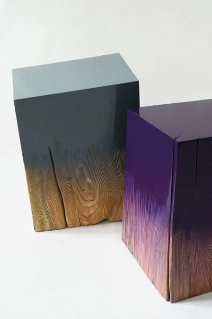 Eye Catching Ombre Furniture Pieces
