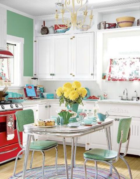 61 Fabulous Vintage Kitchen Designs To Die For - DigsDigs