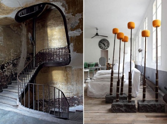 Famous Designer's Parisian Apartment In Eclectic Style