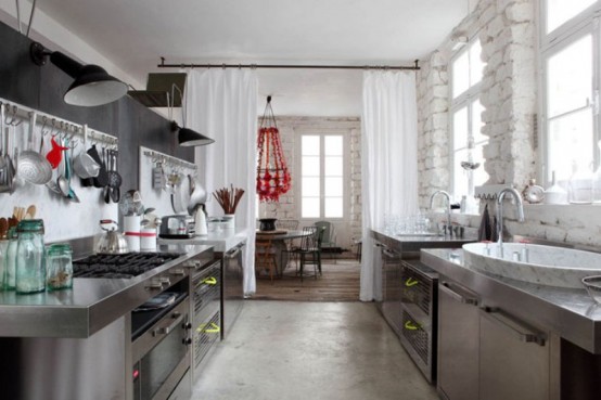 Famous Designer's Parisian Apartment In Eclectic Style
