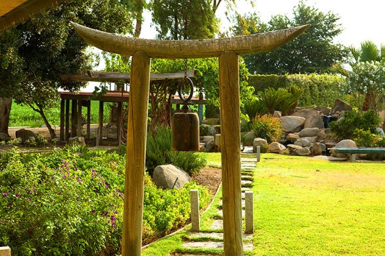 Farm House With Japanese Garden