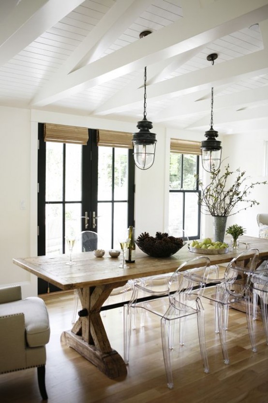 62 Farmhouse Dining Rooms And Zones To Get Inspired DigsDigs