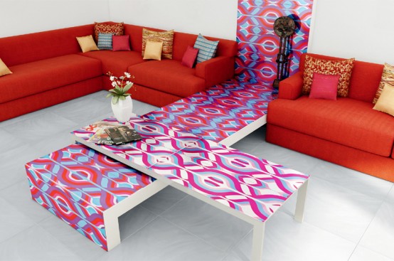 Fascinating Bright Ceramic Tiles – R+Evolution By Karim Rashid