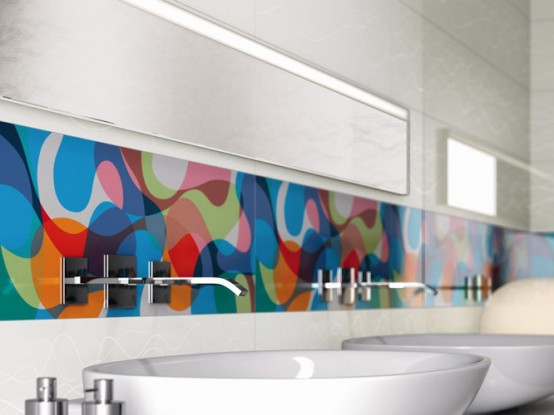 Fascinating Bright Ceramic Tiles R+evolution By Karim Rashid