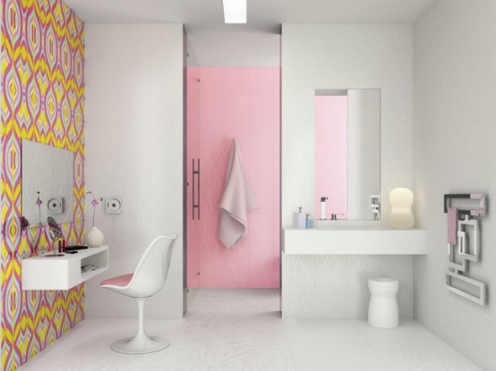 Fascinating Bright Ceramic Tiles R+evolution By Karim Rashid