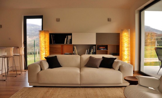 Filled With Light Contemporary House With Black And White Exterior