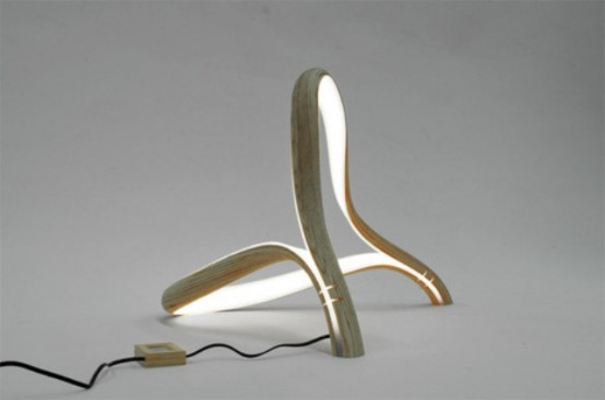 Flexible Minimalist Free From Lamp