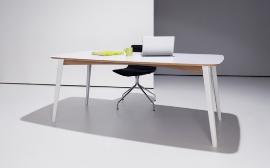 Flexible Modern Desk And Dining Table In One