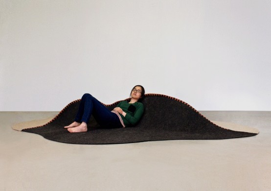 Foam Furniture And Mountain-Inspired Chair By Susan Qiu