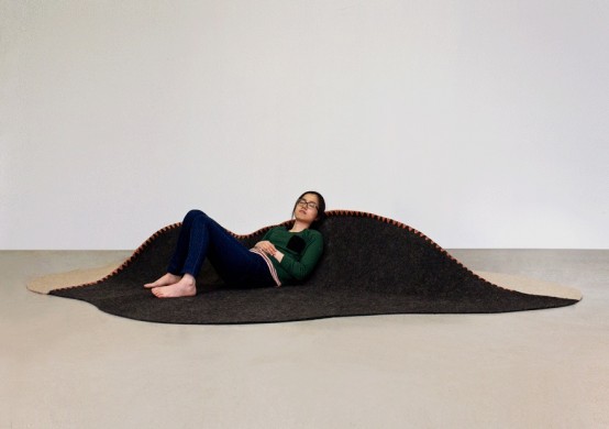 Foam Furniture And Mountain Inspired Chair By Susan Qiu