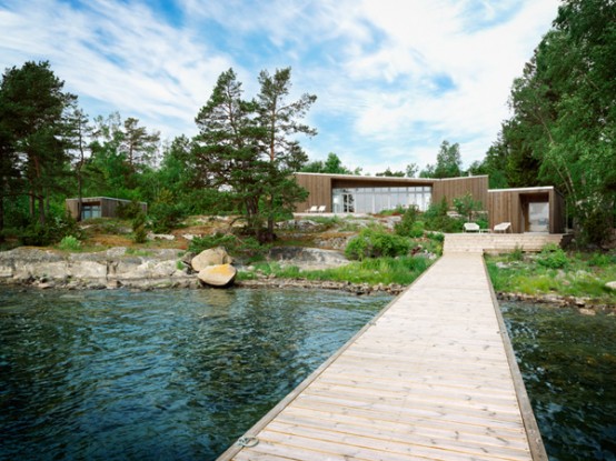 Scandinavian One-Storey House with Asymmetrical Roof – Folded Roof House