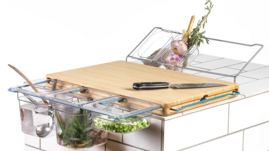 Frankfurter Brett Kitchen Workbench With Storage Space