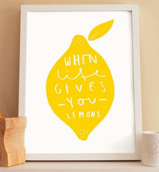 Fruit Print Ideas In Home Decor
