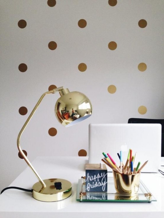 Fun And Bright Polka Dot Home Decor Ideas