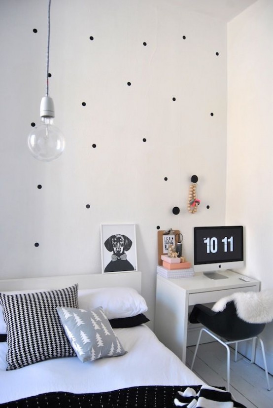 Fun And Bright Polka Dot Home Decor Ideas