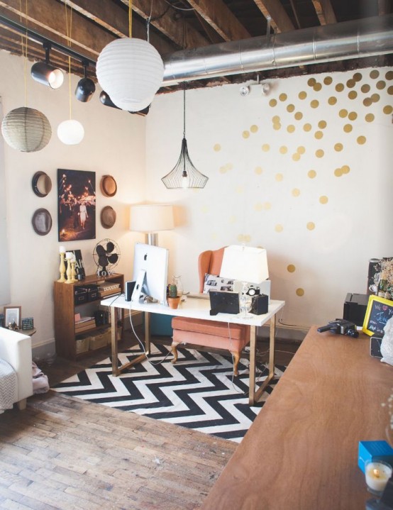 Fun And Bright Polka Dot Home Decor Ideas
