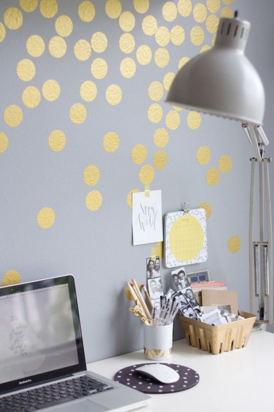 Fun And Bright Polka Dot Home Decor Ideas
