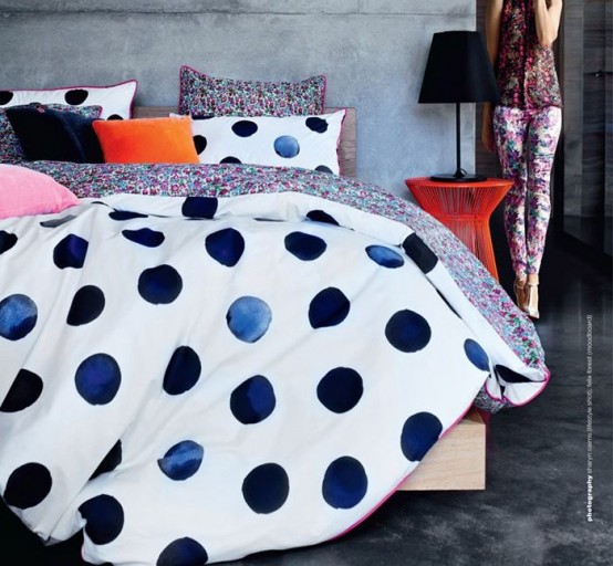 Fun And Bright Polka Dot Home Decor Ideas