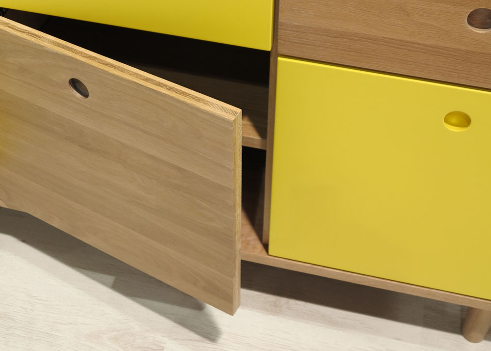 Functional And Versatile Pandora Sideboard In Vibrant Colors