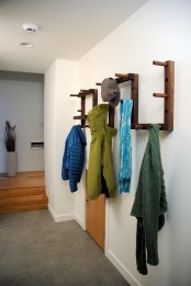 Functional Hallway Coat Rack
