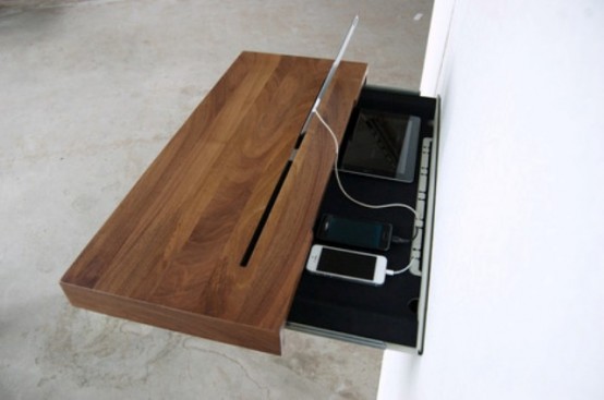 Functional Interactive Shelf For Devices