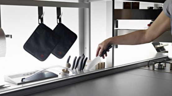 Functional Kitchen System That Can Be Easily Hidden