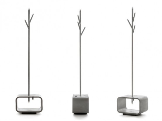 Functional Lucciola Lamp Coat And Umbrella Stand