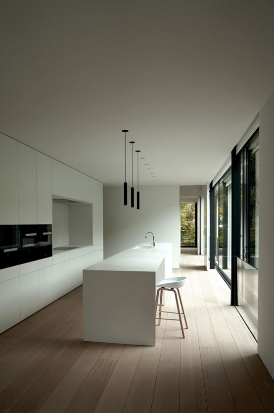 37 Functional Minimalist Kitchen Design Ideas - DigsDigs