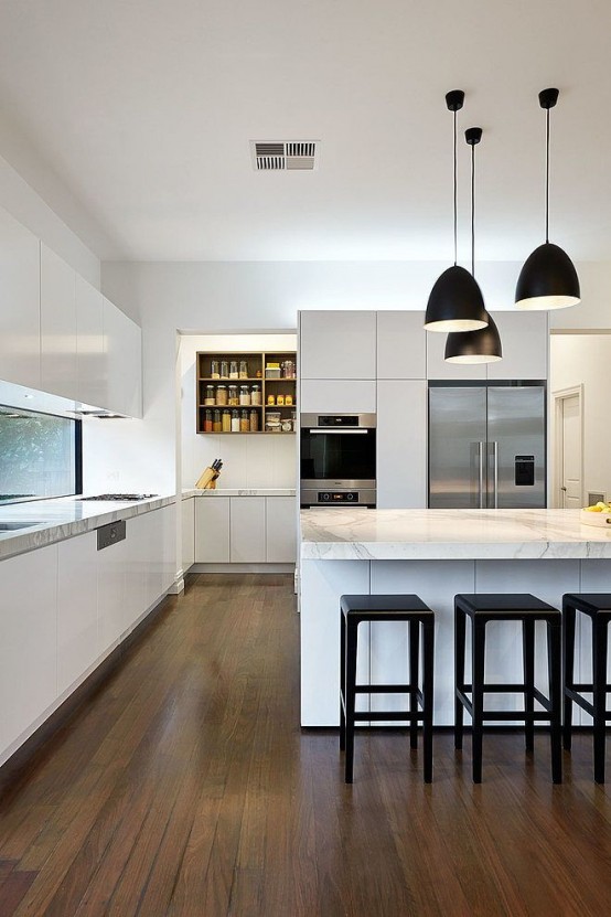 37 Functional Minimalist Kitchen Design Ideas DigsDigs