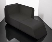 Functional Minimalist Seat And Side Table Of Foam