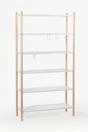 Functional Pleat Shelves With Clean Lines