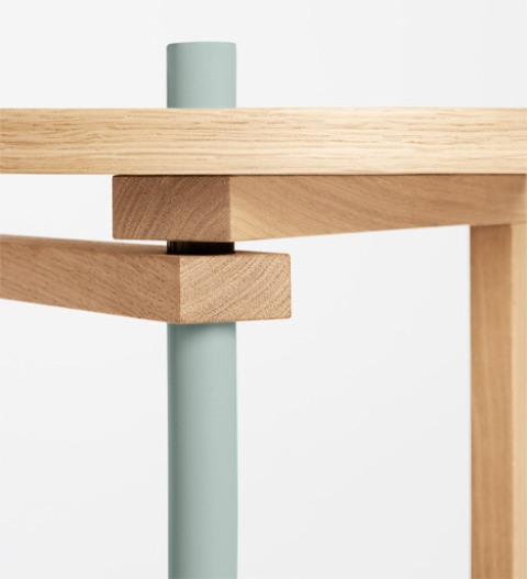 Functional Three Legged Table With Minimal Aesthetics