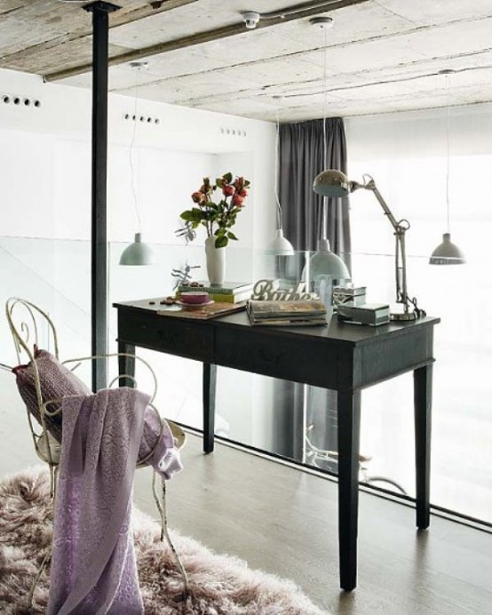 Functional Two Leveled Loft With Art Details