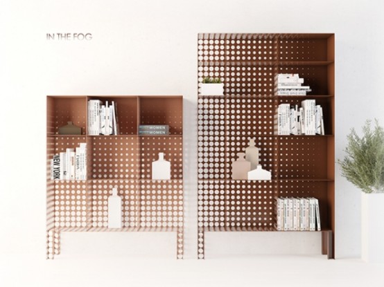 Functional And Very Creative In The Fog Shelving