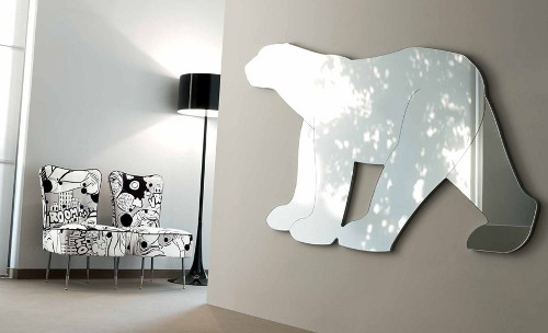 Funky Shaped Mirrors For Creating A Mood